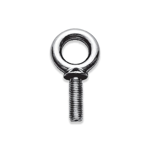 Aztec Lifting Hardware Eye Bolt With Shoulder, 5/16", 11/8 in Shank, 7/8 in ID, Stainless Steel